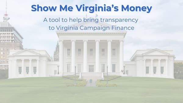 Fixing Campaign Finance in Virginia